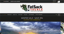 Desktop Screenshot of fatsacktackle.com